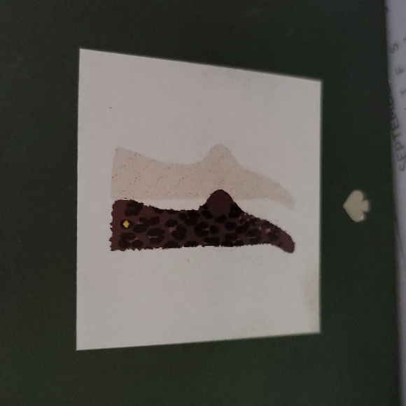 kate spade New York Set of Two Crew Burgundy Socks - Picture 5 of 5